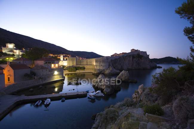Walled City Of Dubrovnik — Stock Photo