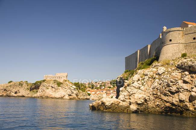 Cidade murada de Dubrovnik — Fotografia de Stock