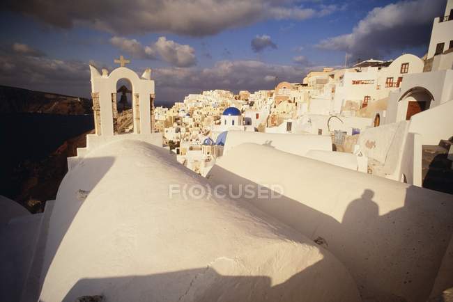 Belle architecture grecque, Oia — Photo de stock