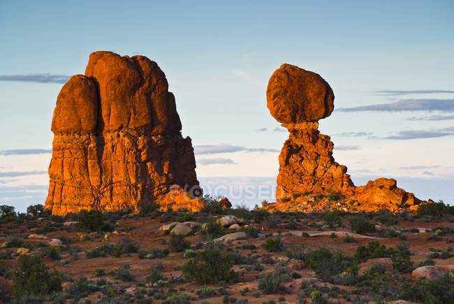 Formations rocheuses, Moab — Photo de stock
