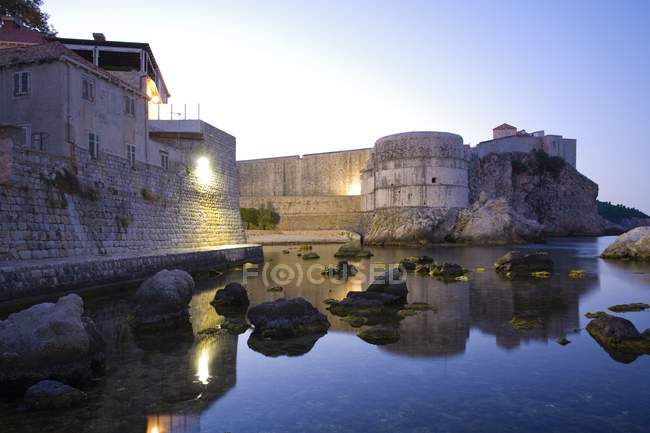 Cidade murada de Dubrovnik — Fotografia de Stock