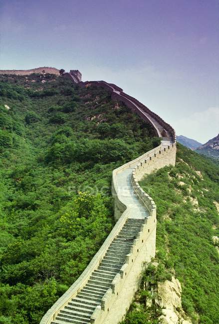 La Gran Muralla en Badaling - foto de stock