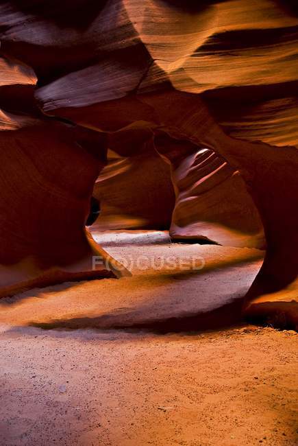 Scene in antelope canyon — Stock Photo