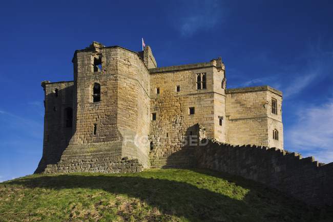 Warkworth Castle, Inghilterra — Foto stock