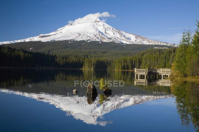 Трілліум озера, Mount Hood, штат Орегон — Stock Photo