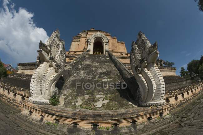 Wat Chedi Luang Temple Stupa — Stock Photo