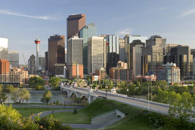 View of city of Calgary — Stock Photo