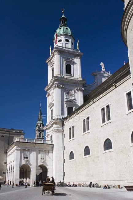 Salzburg Cathedral outdoors — Stock Photo