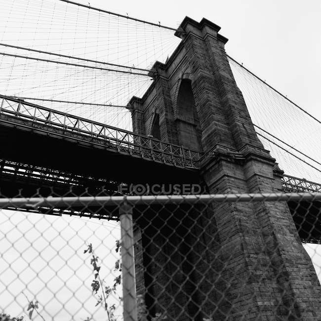Brücke in Manhattan bei New York — Stockfoto
