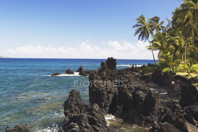 Costa este de Maui - foto de stock