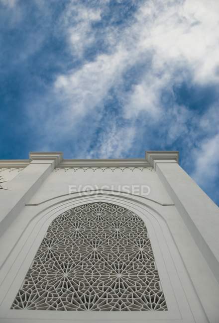 Ornate Design On Side Of Building — Stock Photo