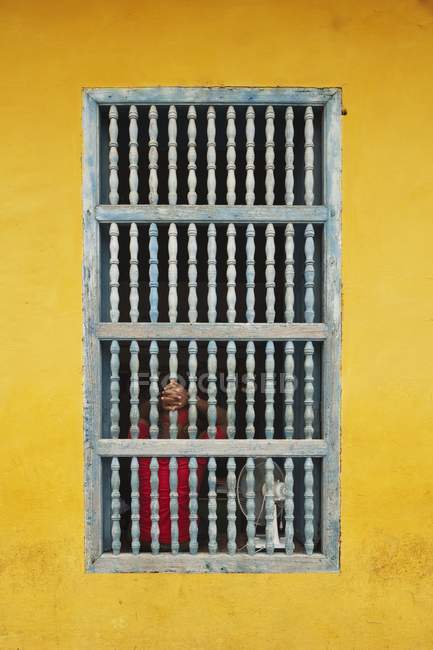 Fachada da casa cubana — Fotografia de Stock