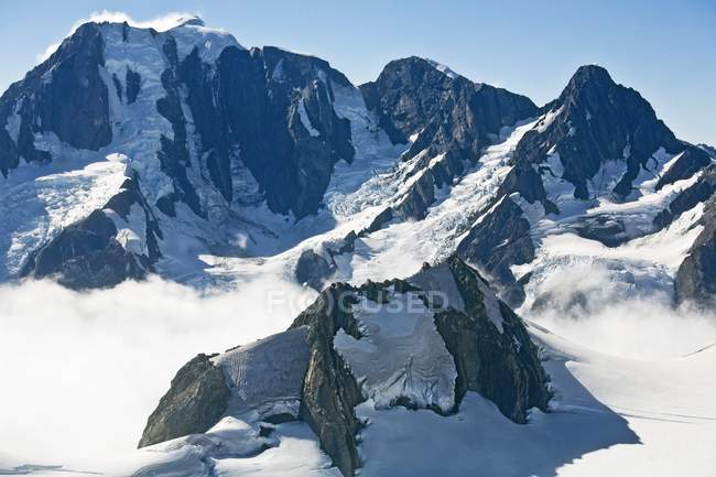 Cordillera Mount Cook, Nueva Zelanda - foto de stock