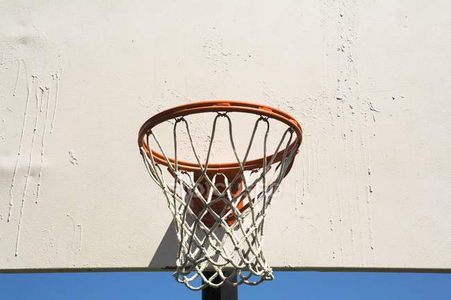 Перегляд баскетбольне кільце — стокове фото
