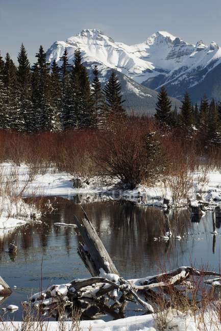 Winter Over Vermilion Lake — Stock Photo