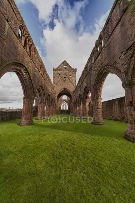 Ruines de l'abbaye chérie — Photo de stock