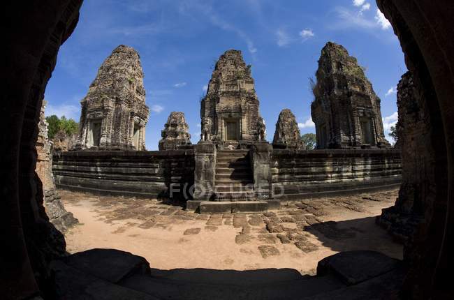 Руїни храму в Ангкор-Ват — стокове фото