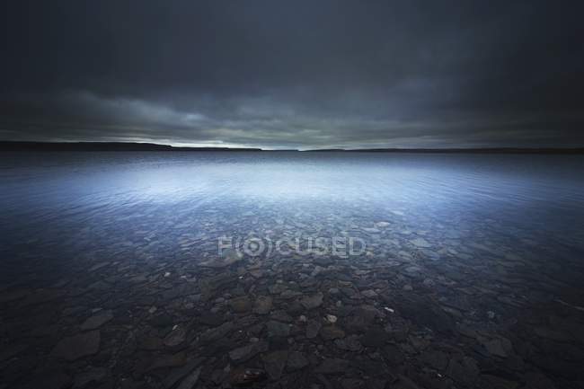 Acqua del lago Artico — Foto stock