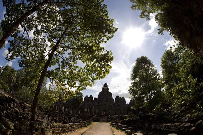 Bayon Temple In Ancient City — Stock Photo