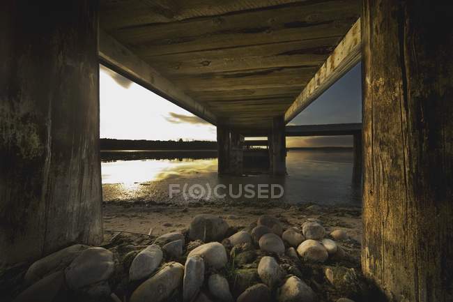 Pier Going Out — Stock Photo