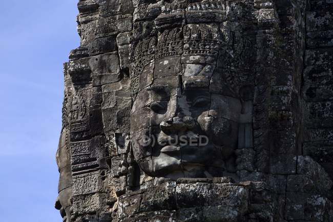 The Faces Of Bayon Temple — Stock Photo