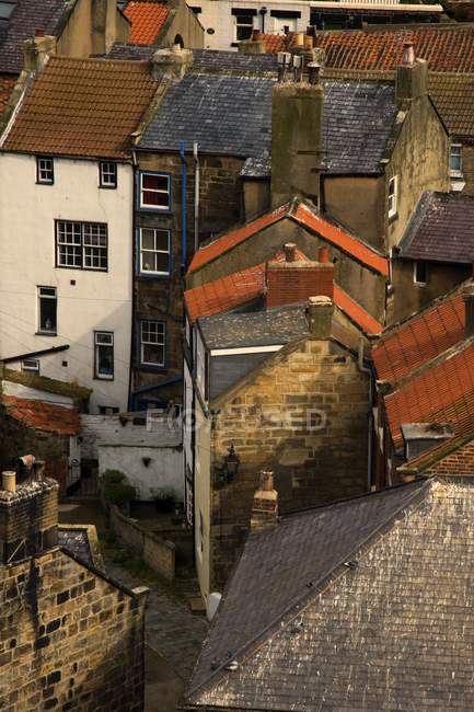 Rooftops Of Staithes in Yorkshire — Stock Photo