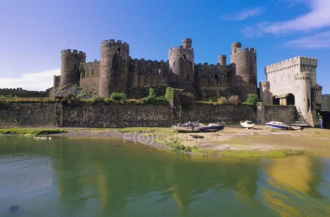 Old Conway Castle — Stock Photo