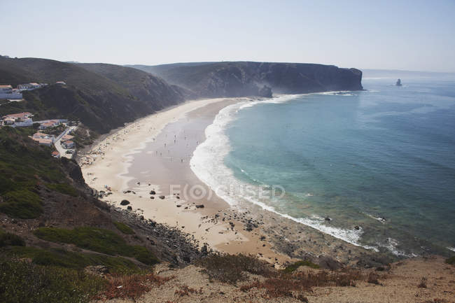 Vista sulla spiaggia — Foto stock