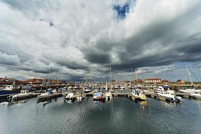 Boote im Hafen von Durnham — Stockfoto