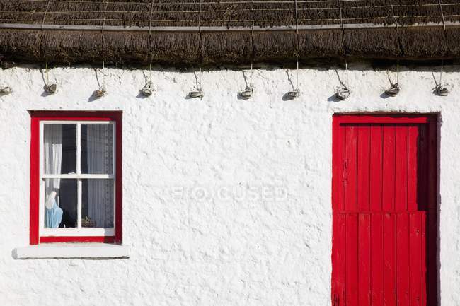 Traditionelles irisches Ferienhaus — Stockfoto