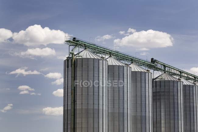 Большие зерновые контейнеры — стоковое фото