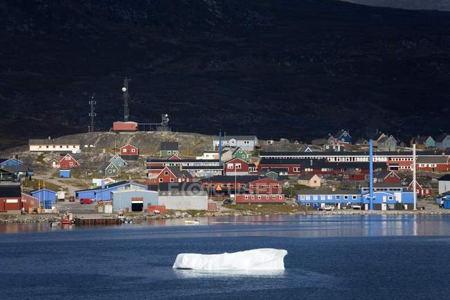 Porto de Nanortali na Dinamarca — Fotografia de Stock
