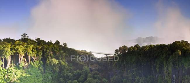 Puente Victoria Falls - foto de stock