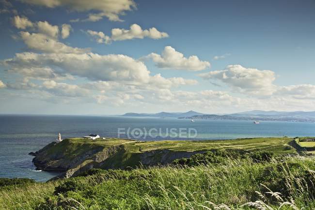 Faro di confine su Howth Head — Foto stock