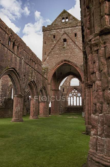 Ruines de l'abbaye chérie — Photo de stock