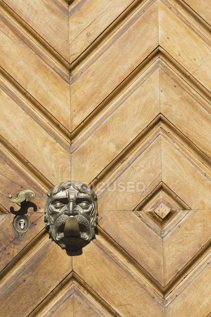 Brass Door Handle — Stock Photo