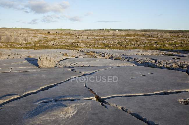 Karst Landscape with filed — Stock Photo