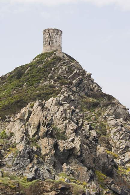 Старая генуэзская башня — стоковое фото
