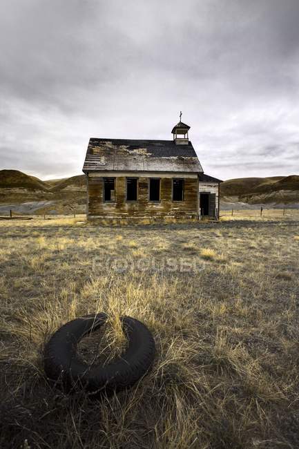 Igreja abandonada, Dorothy — Fotografia de Stock