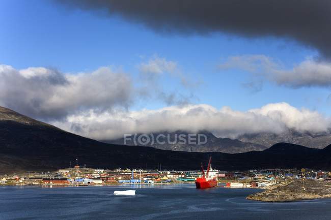 Port de Nanortalik, île de Qoornoq — Photo de stock