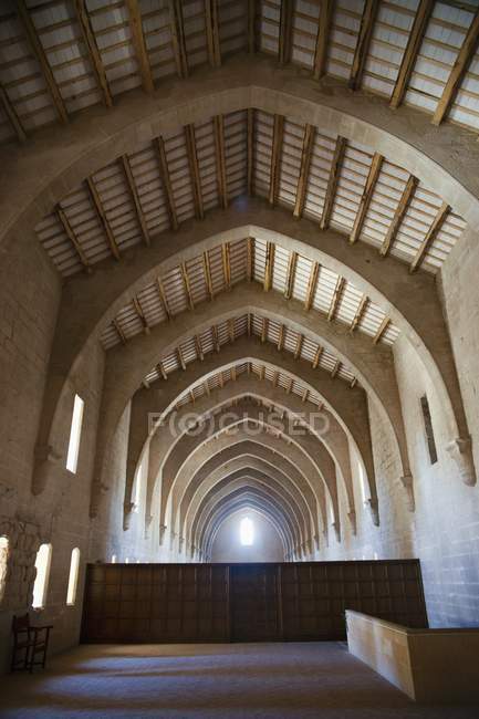 El Monasterio de Santa Maria De Poblet - foto de stock