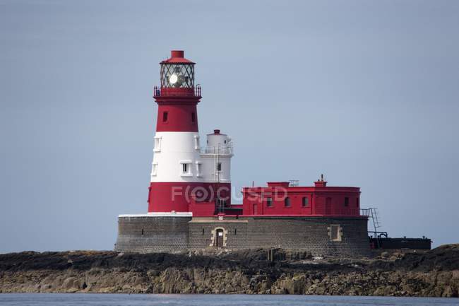 Longstone Lighthouse; Staple Island — Stock Photo