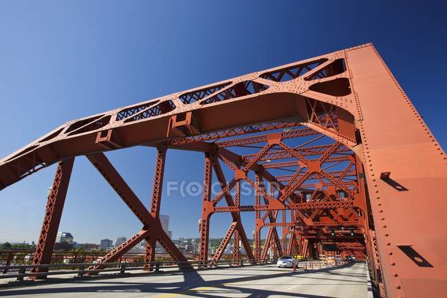 Broadway Bridge; Portland — Stock Photo
