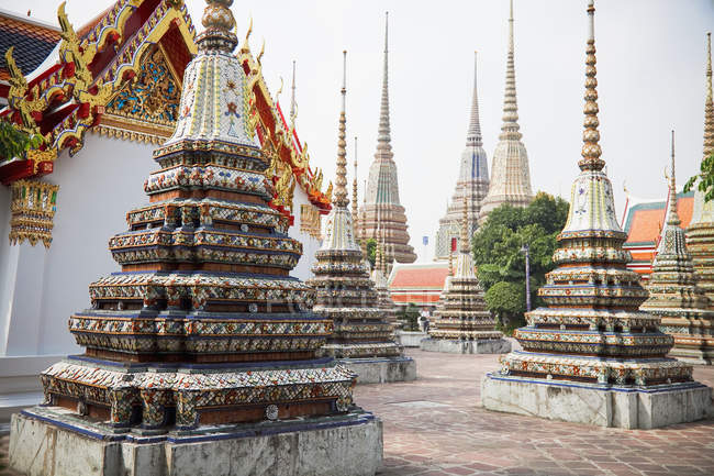 Spires em Wat Pho — Fotografia de Stock