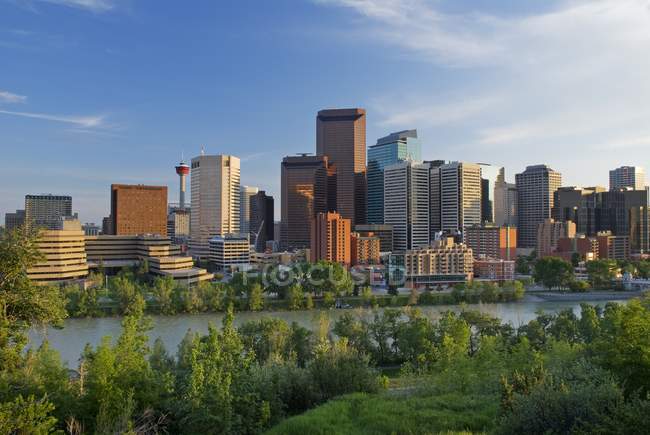 Vista de Calgary durante el día - foto de stock