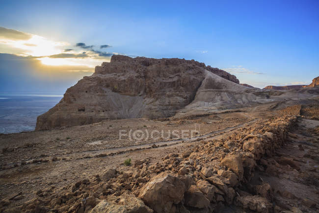 Alba sul Mar Morto — Foto stock
