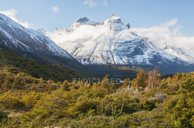Montagna di Los cuernos — Foto stock