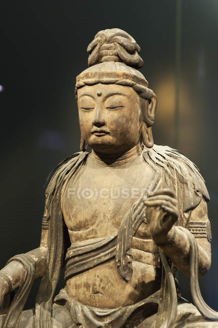 Gros plan de la statue bouddhiste — Photo de stock