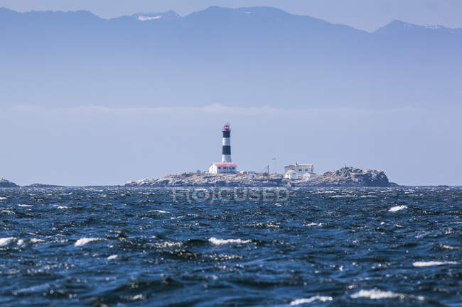 Race rocks lighthouse — Stock Photo