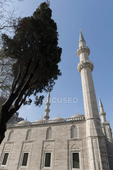 Türme an der suleymaniye Moschee — Stockfoto